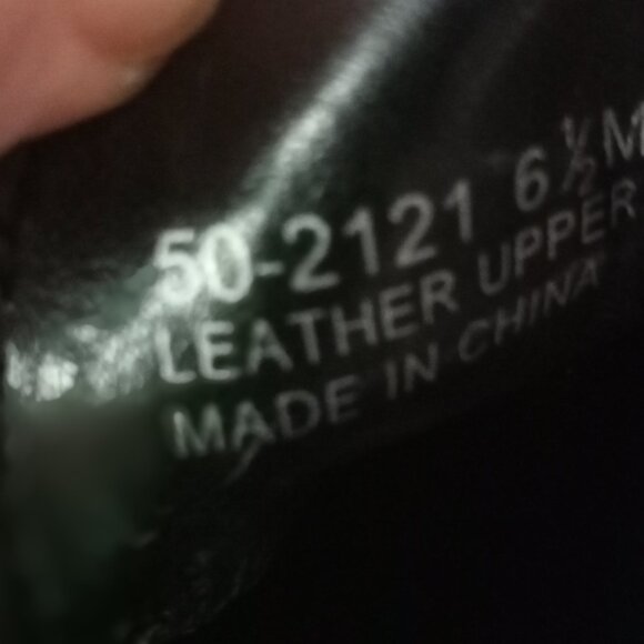 'Bella~Vita' Black Leather Boot Size 6.5M EUC - Picture 7 of 16